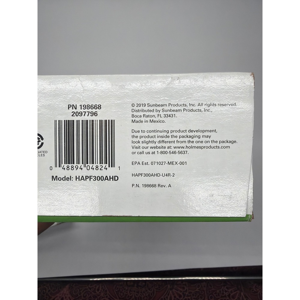 Holmes aer1 True HEPA Allergen Remover Filter 2-Pack Type D HAPF300AHD NEW - Picture 5 of 6